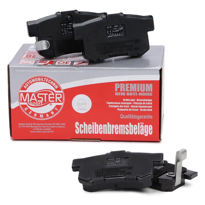 Master-Sport féktárcsa készlet FIAT SEDICI, HONDA, ROVER, SUZUKI típusokhoz, vastagság 15 mm, szélesség 89 mm, magasság 47 mm.