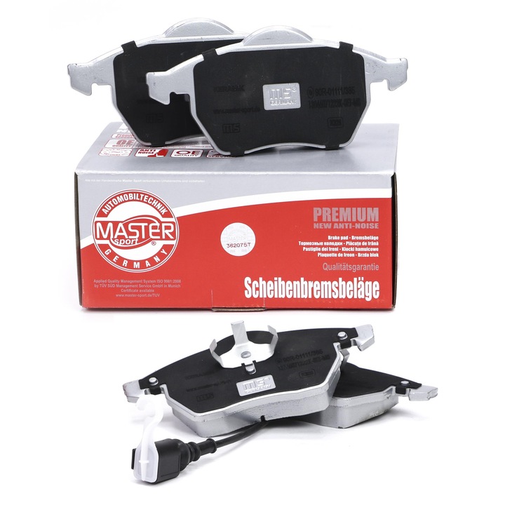 FÉKBETÉT KÉSZLET Master-Sport, AUDI A3, SEAT LEON, SKODA OCTAVIA, VW, kerámia, 156x74,1mm