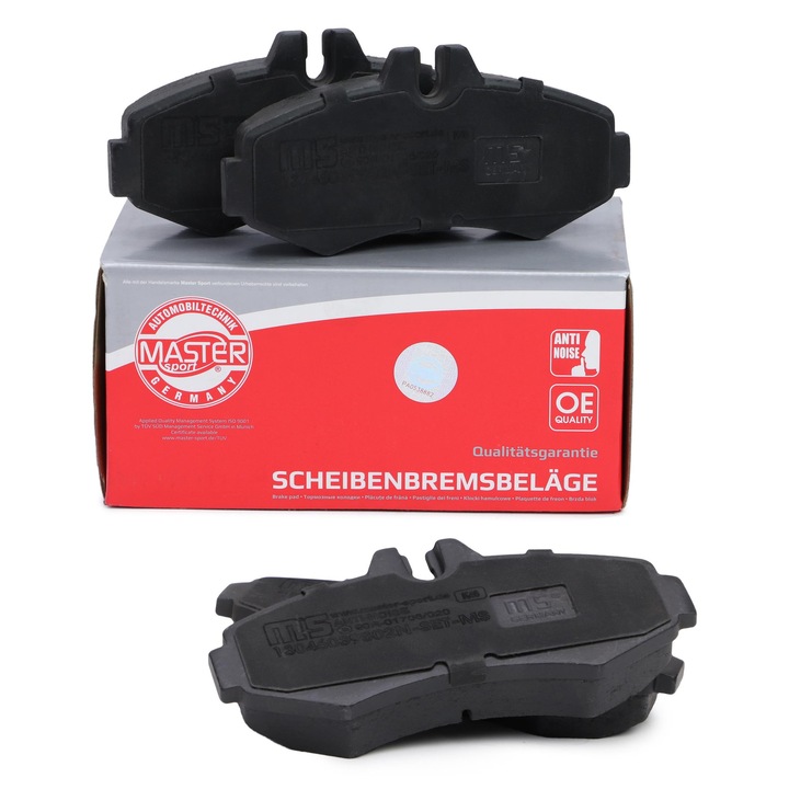 Master-Sport fékbetét készlet Mercedes V (638/2), Vito Busz/Furgon, 134x64,6mm, lengéscsillapító tartóval