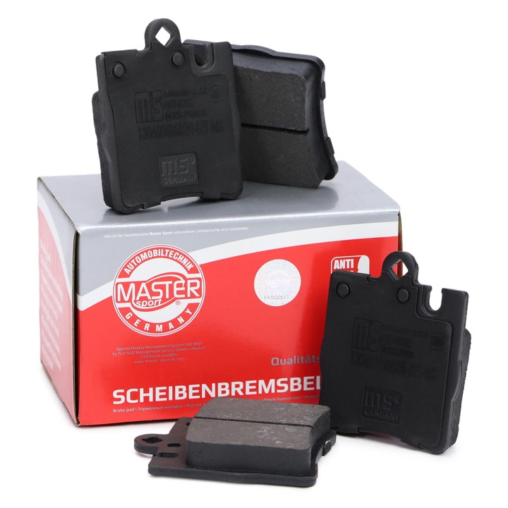 КОМПЛЕКТ СПИРАЧНИ НАКЛАДКИ Master-Sport за MERCEDES-BENZ CLK (C208, C209, A208, A209), C, CLC, E, SLK, 15,3мм, 64x78,1мм