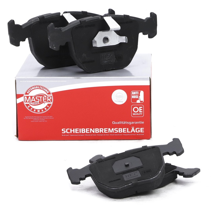 Fékbetét készlet, első, Master-Sport, BMW 5 (E39), 7 (E38), X3 (E83), X5 (E53), 19,5mm, 156x73,1mm