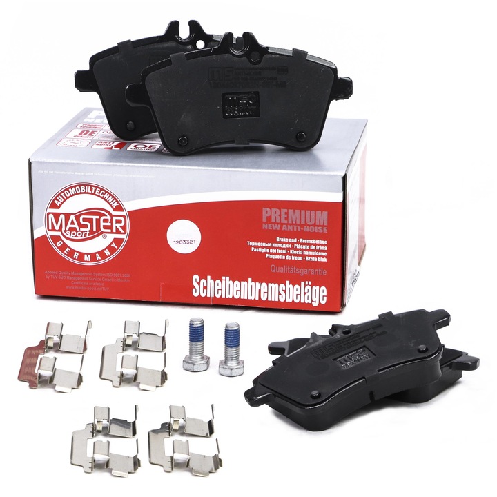 Master-Sport első fékbetét készlet Mercedes A (W169), B Sports Tourer (W245) típusokhoz, 20mm, 131x69.7mm