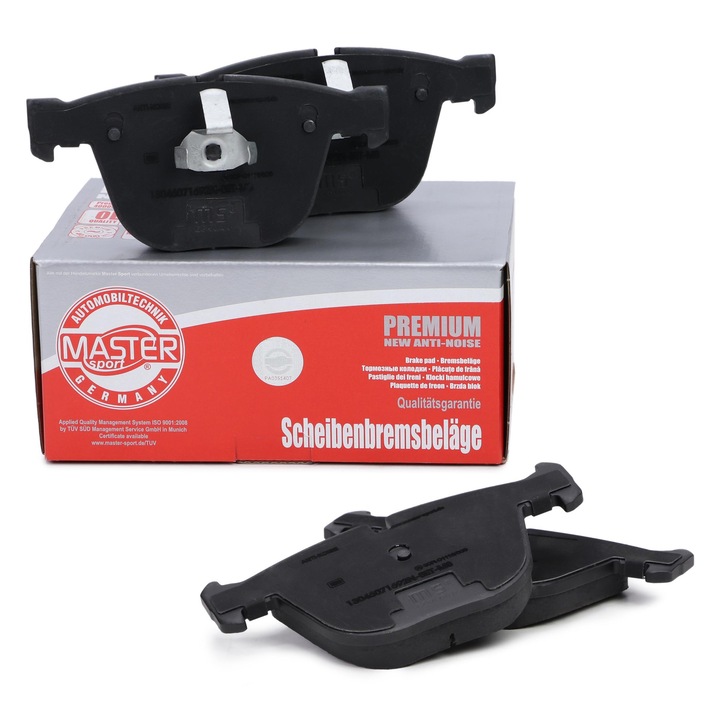 FÉKBETÉT KÉSZLET Master-Sport, BMW 5, 6, 7, X5, X6, 140x67,9mm, csillapító támasztékkal