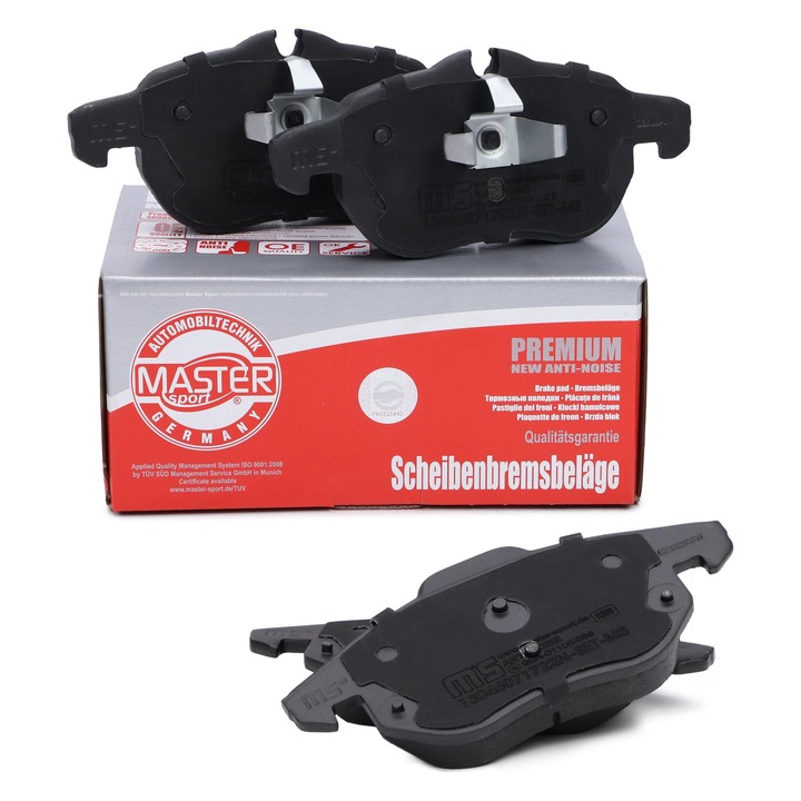 Fékbetét készlet Master-Sport, Fiat Croma, Opel, Saab, Vauxhall, 155x70mm, 20.1mm vastagság