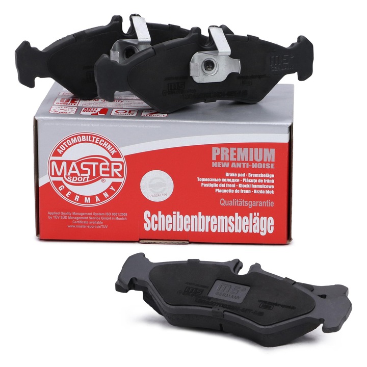 Hátsó fékpofa, Master-Sport, készlet, 141x49,8mm, Mercedes Sprinter 2-t, VW LT 28-35 II, LT 28-46 II típusokhoz