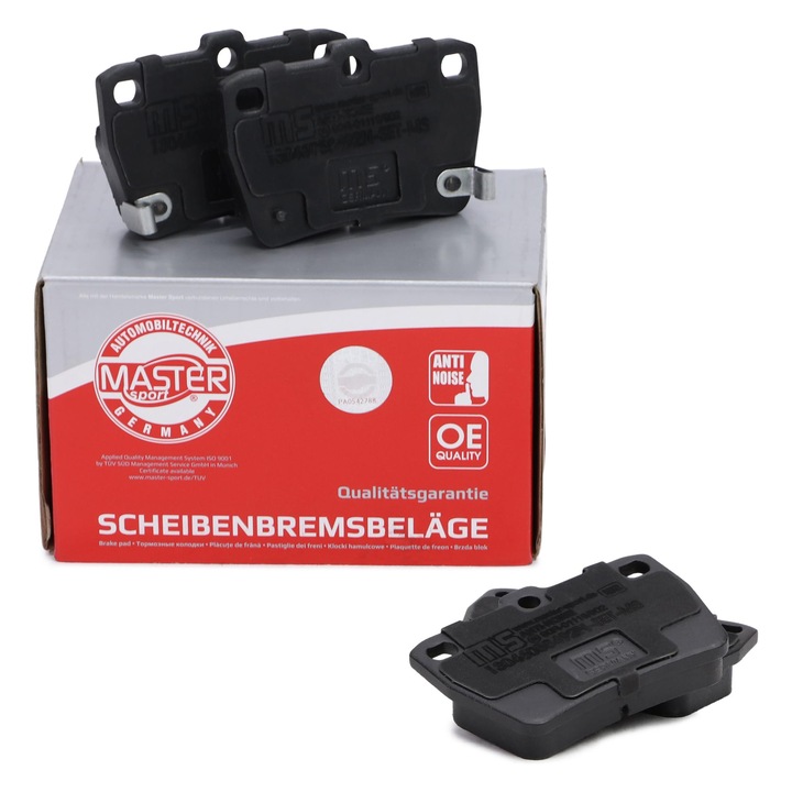 Fékbetétek Master-Sport, TOYOTA RAV 4 II (_A2_) típushoz, 14mm, 79x54mm, akusztikus érzékelővel