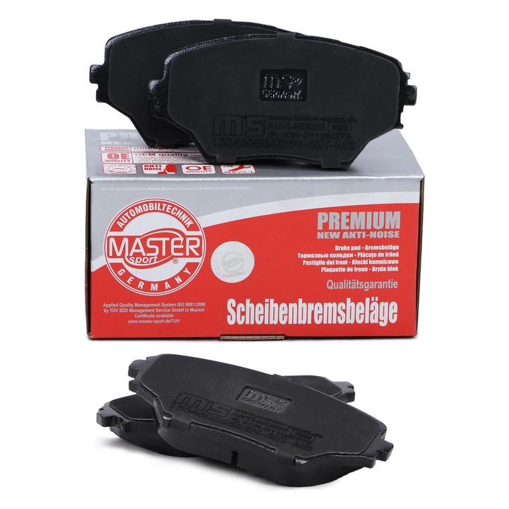 Master-Sport féktárcsa készlet, Toyota RAV 4 II (_A2_), 123x60,5mm, rezgéscsillapítóval