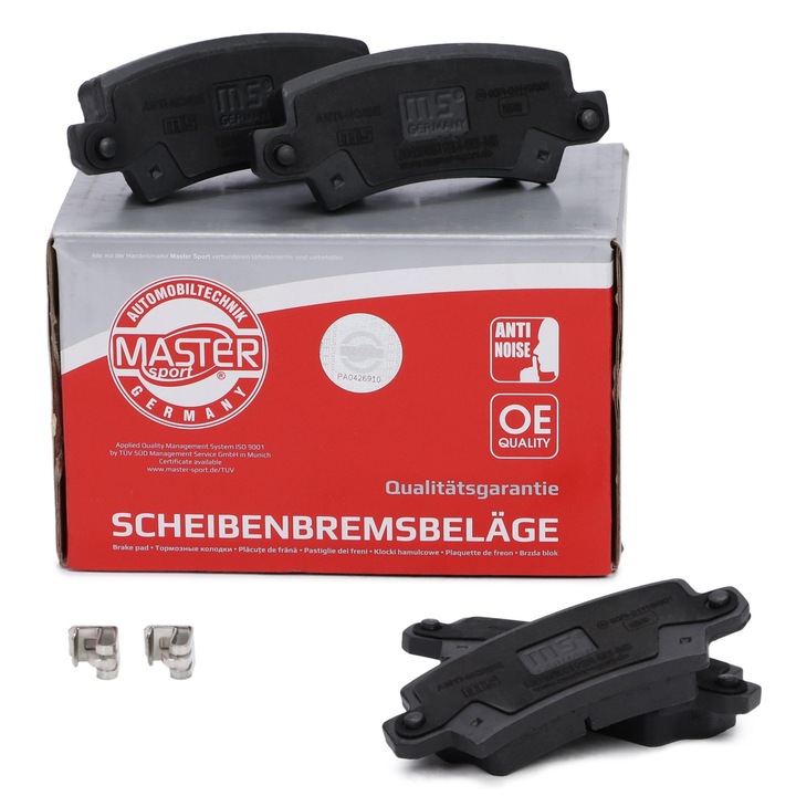 FÉKBETÉT KÉSZLET Master-Sport Germany TOYOTA COROLLA (_E12_) típushoz, 16,1mm, 96x37,9mm