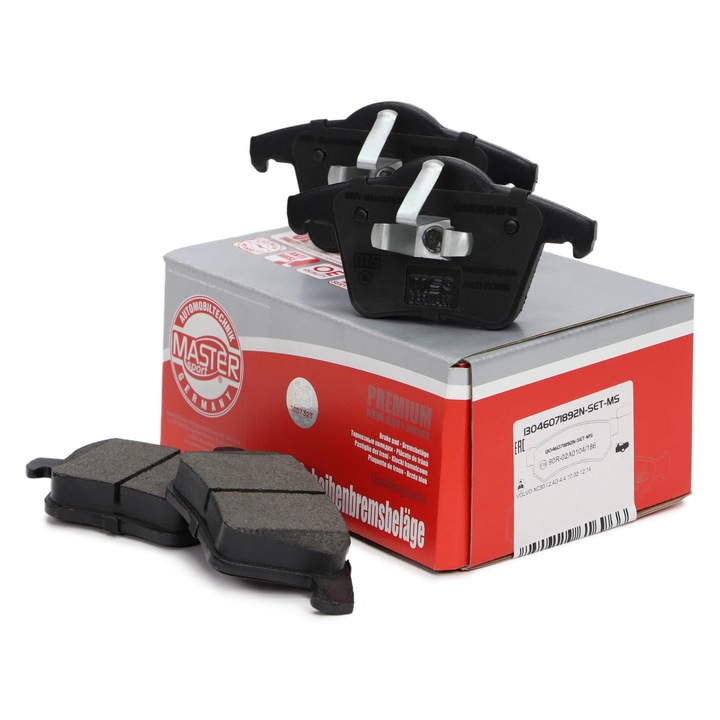 Master-Sport fékbetét készlet Volvo XC90 I (275) típushoz, 123x61,7x63,7mm, 18,8mm vastagság