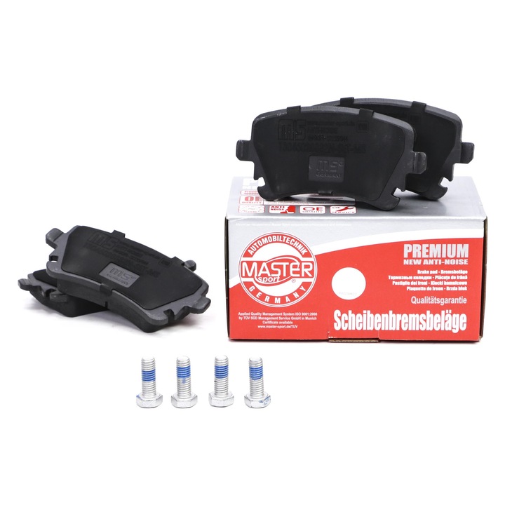 Master-Sport fékbetétkészlet, Audi A6 Allroad C6, A6 C6 Avant, 116x59mm, 17,5mm vastagság