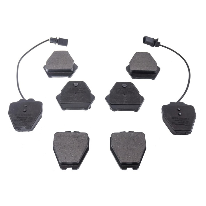 Kloce de frana set Master-Sport, pentru Audi A4 B5, A6 C5, Allroad C5, VW Passat, Phaeton, 8 placute, 63x75,3mm, 77x74,7mm