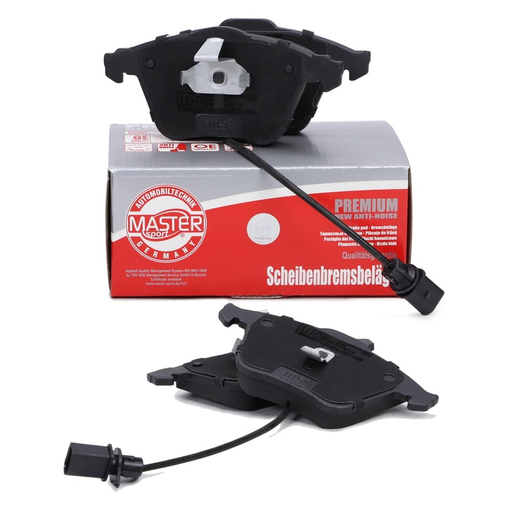 Fékbetét készlet Master-Sport AUDI A6 C5-höz, 200x20,4mm, 155x156mm, 73mm