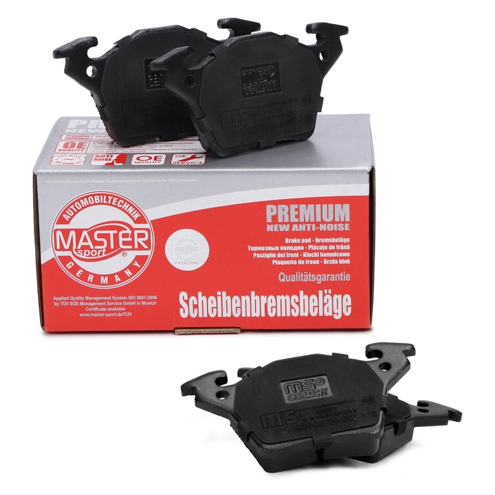 FÉKBETÉT KÉSZLET Master-Sport, MERCEDES V (638/2), VITO Busz/Furgon (W638) típushoz, 105x53mm, 17,9mm vastagság