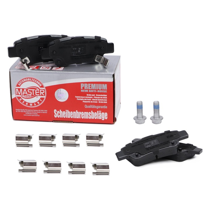 FÉKBETÉT KÉSZLET Master-Sport HONDA CR-V II, III, IV, 2x109x42,1mm, akusztikus érzékelővel