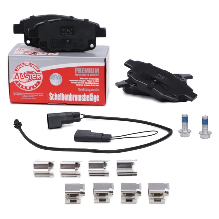 Hátsó fékpofák Master-Sport, készlet, Ford Transit, 465x123x17,9mm, 2 csavar