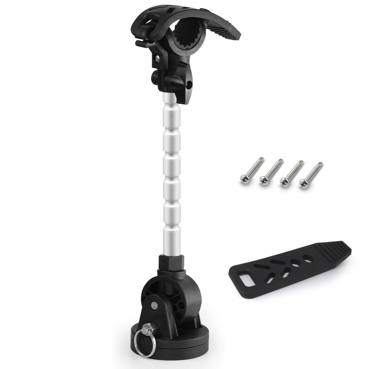 Suport stabilizator motor de trolling pentru Minn Kota Terrova/Riptide Terrova/Ulterra/Riptide Ulterra/PowerDrive, metal, pescuit