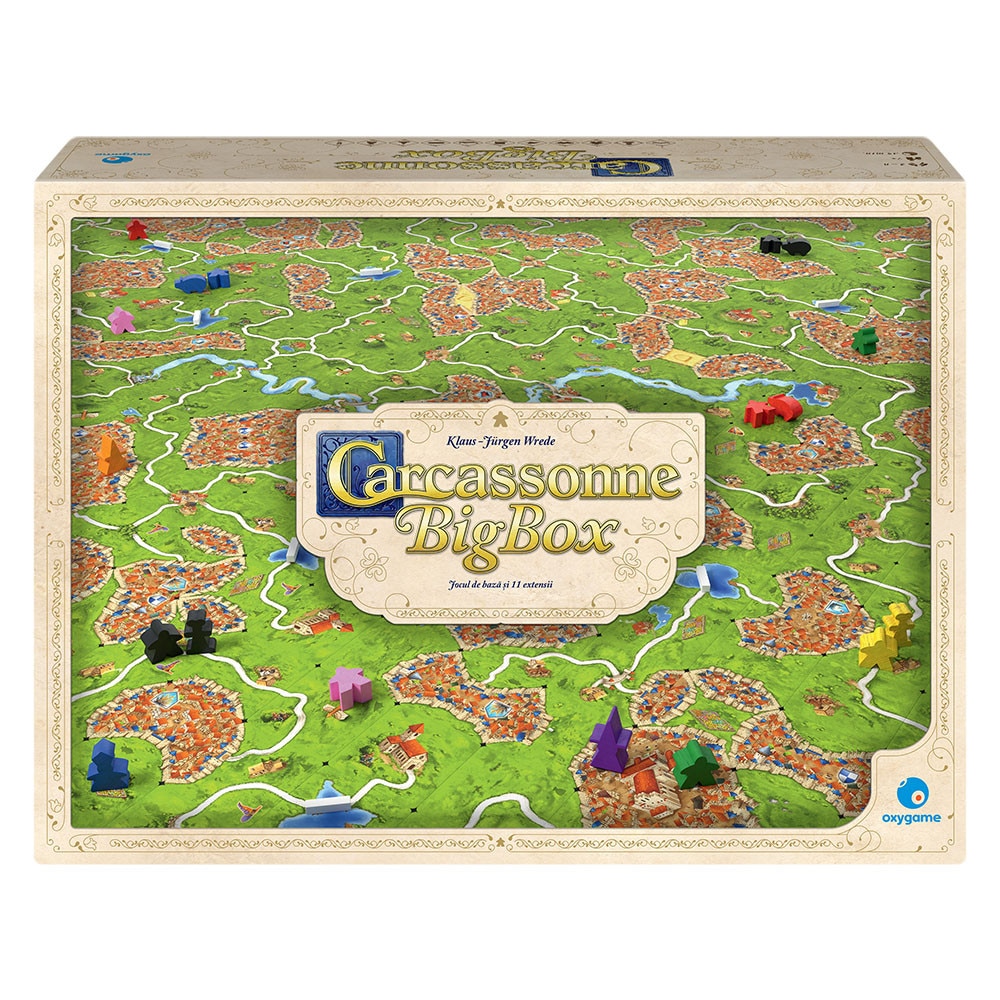 Joc Carcassonne - Big Box, Editia 20225, 2-6 jucatori, +7 ani, lb. romana