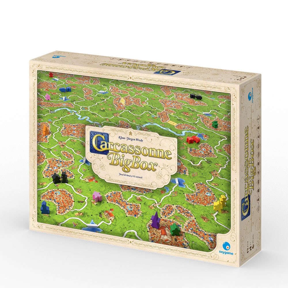 Joc Carcassonne - Big Box, Editia 2025, 2-6 jucatori, +7 ani, lb