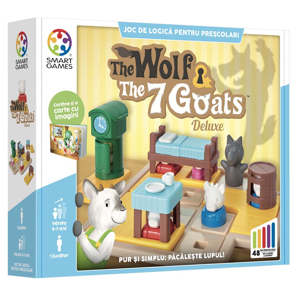 Joc Smart Games - The Wolf & The 7 Goats, +3 ani, lb. romana