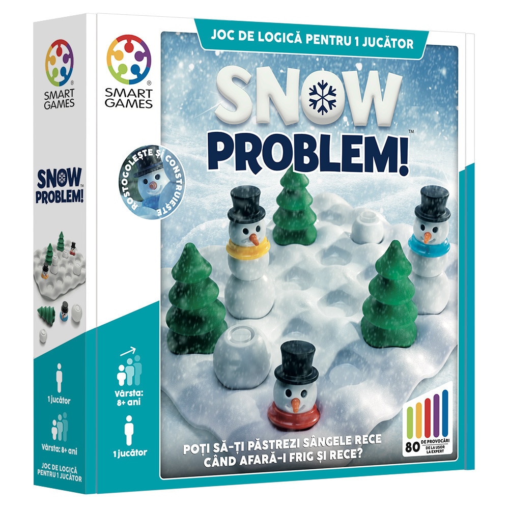 Joc Smart Games - Snow Problem, +8 ani, lb. romana
