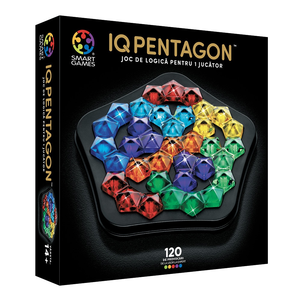 Joc Smart Games - IQ Deluxe, Pentagon, +14 ani, lb. romana