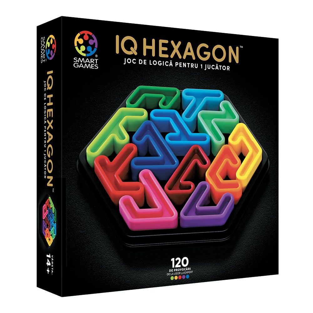 Joc Smart Games - IQ Deluxe, Hexagon, +14 ani, lb. romana