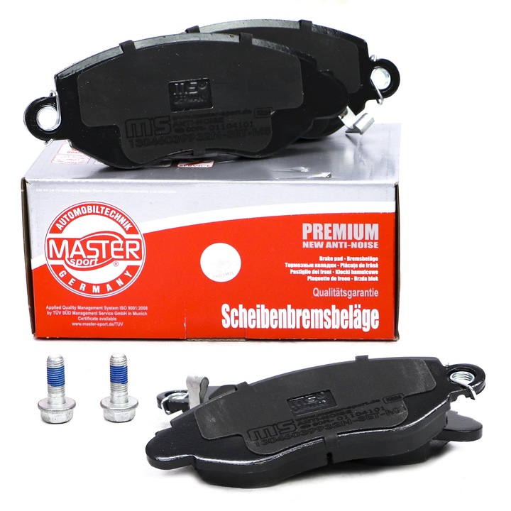 FÉKBETÉT KÉSZLET Master-Sport, FORD TRANSIT-hoz, 2 csavaros, 169x65mm, akusztikus érzékelővel