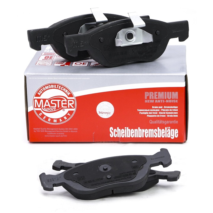 Master-Sport fékbetét készlet FIAT PUNTO (188_), 156x52,7mm, lengéscsillapító tartóval, 17,9mm vastagság