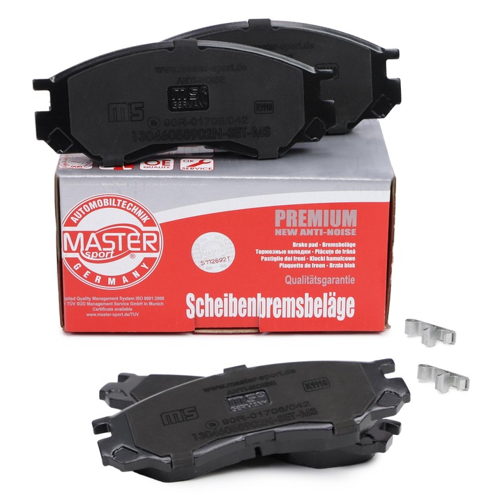 FÉKBETÉT KÉSZLET Master-Sport, MITSUBISHI L200, L400, DELICA / SPACE GEAR modellekhez, 15,5mm, 138x55mm