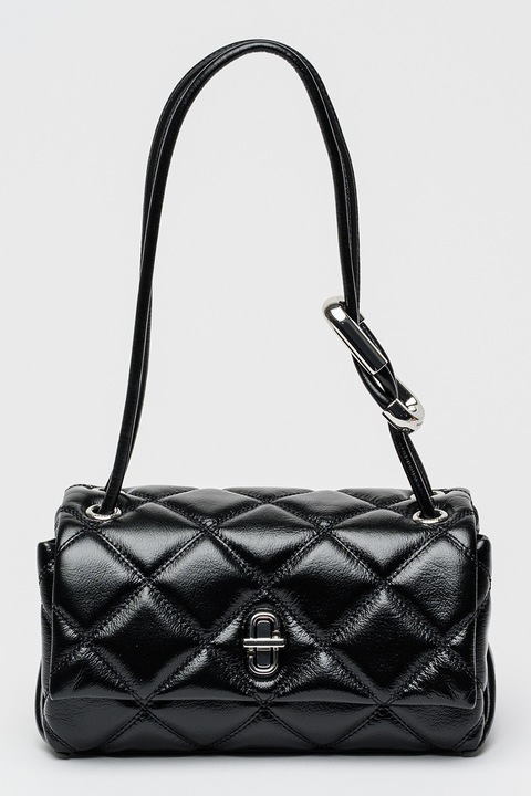 Marc Jacobs, Geanta baguette de piele cu motel matlasat, Negru