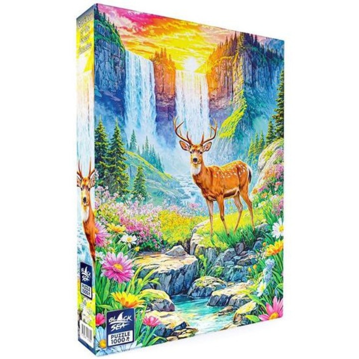 Puzzle Black Sea 1000 piese - Gardianul Paradisului Pădurii (BS82433)