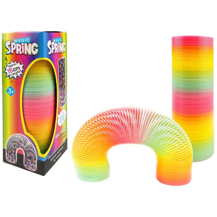 Nagy színes rugó, TRIFOX, interaktív játék gyerekeknek