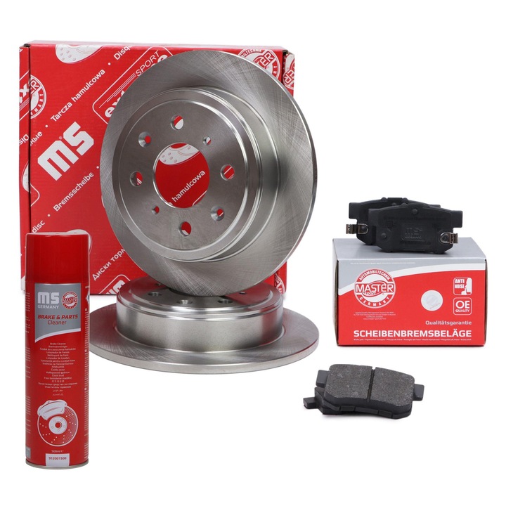 Master-Sport féktárcsa és fékbetét készlet, 9mm, 239mm, Honda Civic VI Hatchback/Sedan