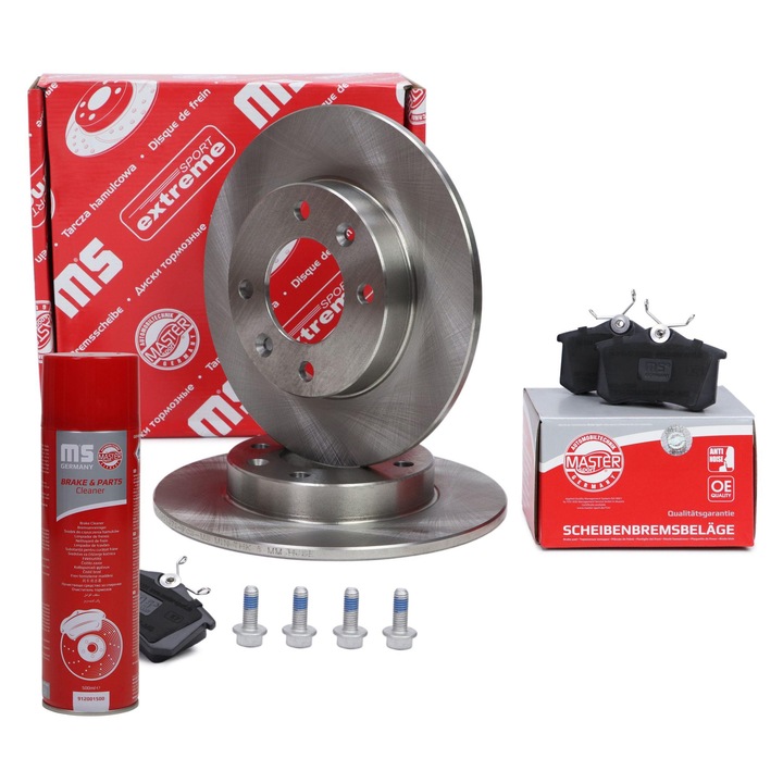 Master-Sport Germany féktárcsa és fékbetét szett, 9 mm vastagság, 247 mm átmérő, Citroen Berlingo/Berlingo First