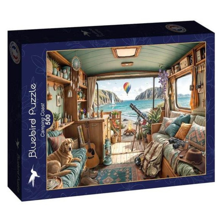 Bluebird 500 db-os puzzle - Къмпинг крайбрежие (91037)