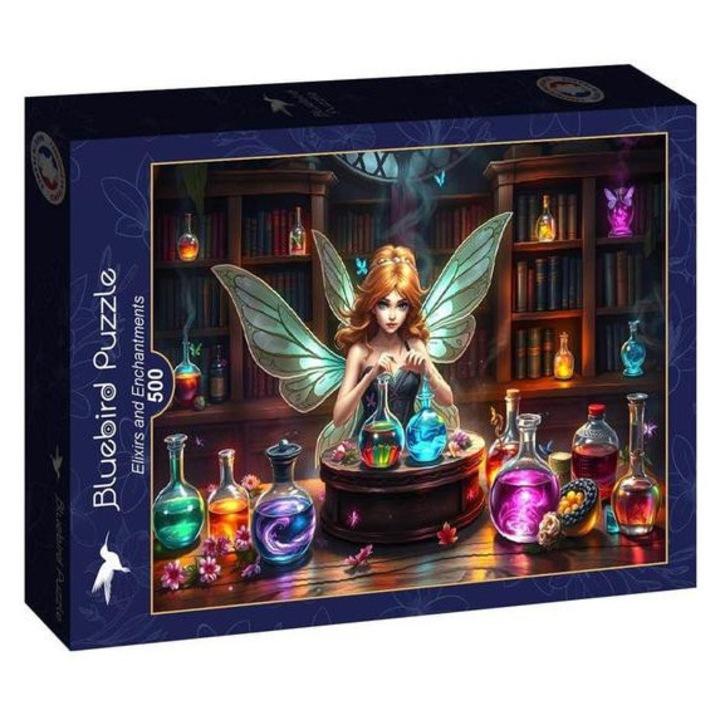 Пъзел Bluebird 500 db-os - Еликсири и магии (91051)