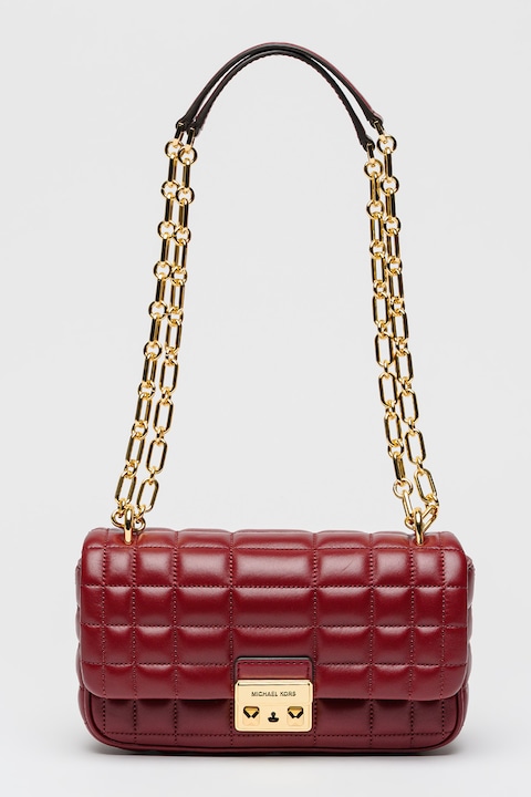 Michael Kors, Geanta matlasata din piele cu bareta de umar Tribeca, Violet tyrian