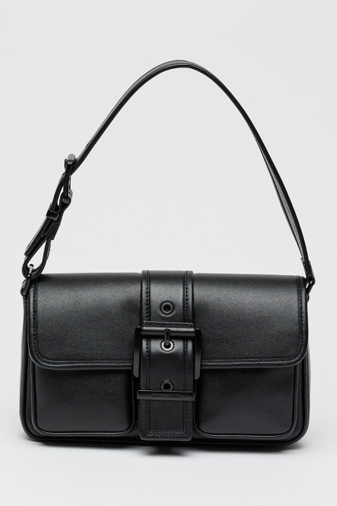 Michael Kors, Geanta de piele cu bareta de umar Colby, Negru