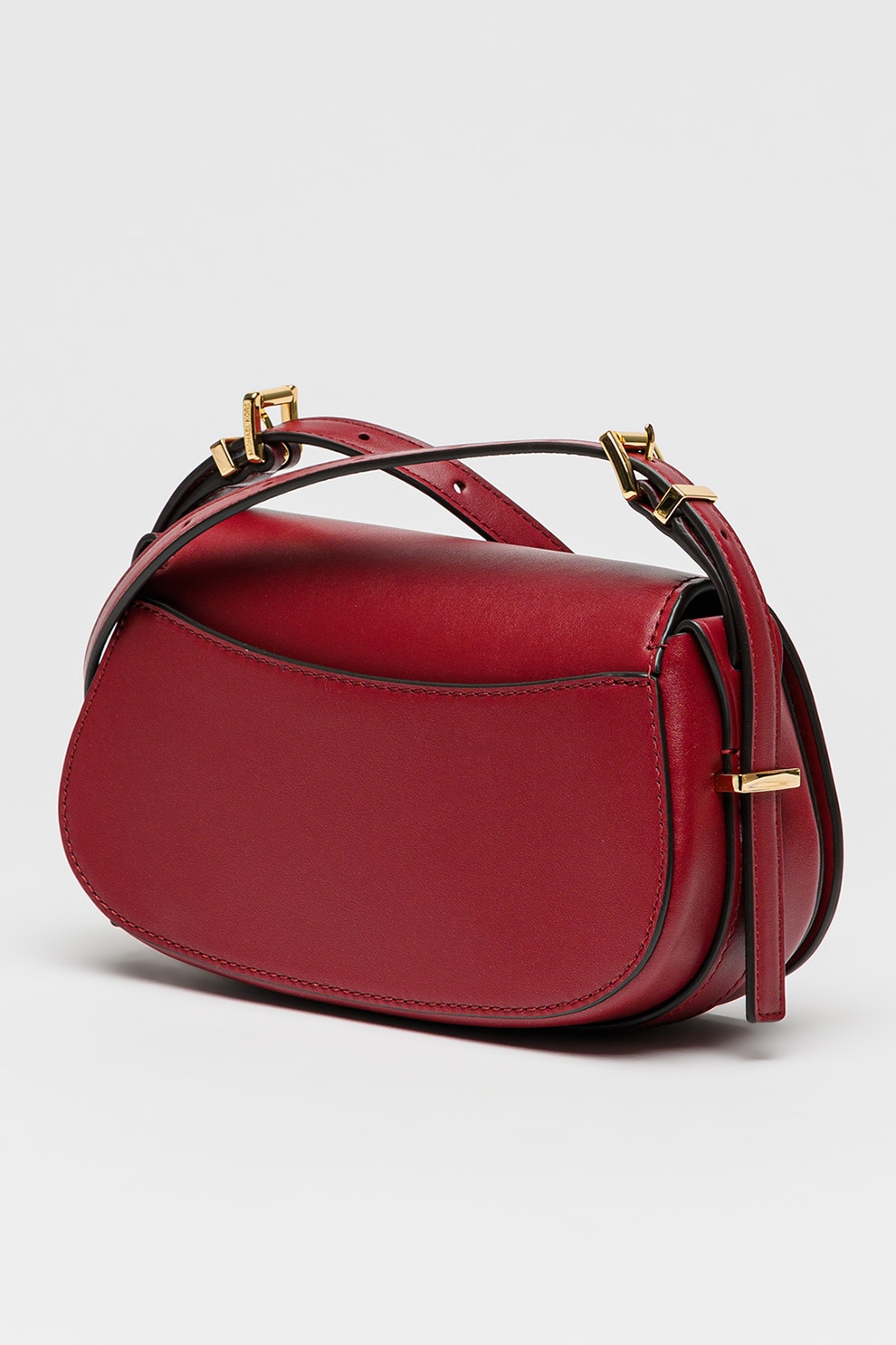 Michael Kors, Geanta crossbody din piele Lydia, Rosu inchis - eMAG.ro