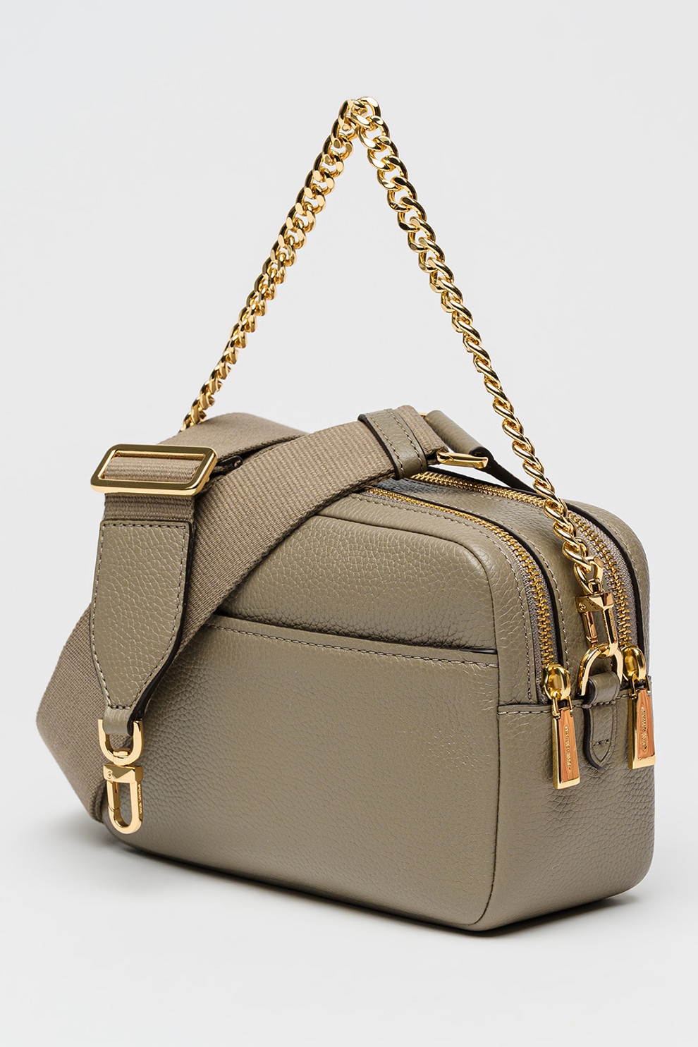 Michael Kors, Geanta crossbody de piele Bryant, Maro taupe - eMAG.ro
