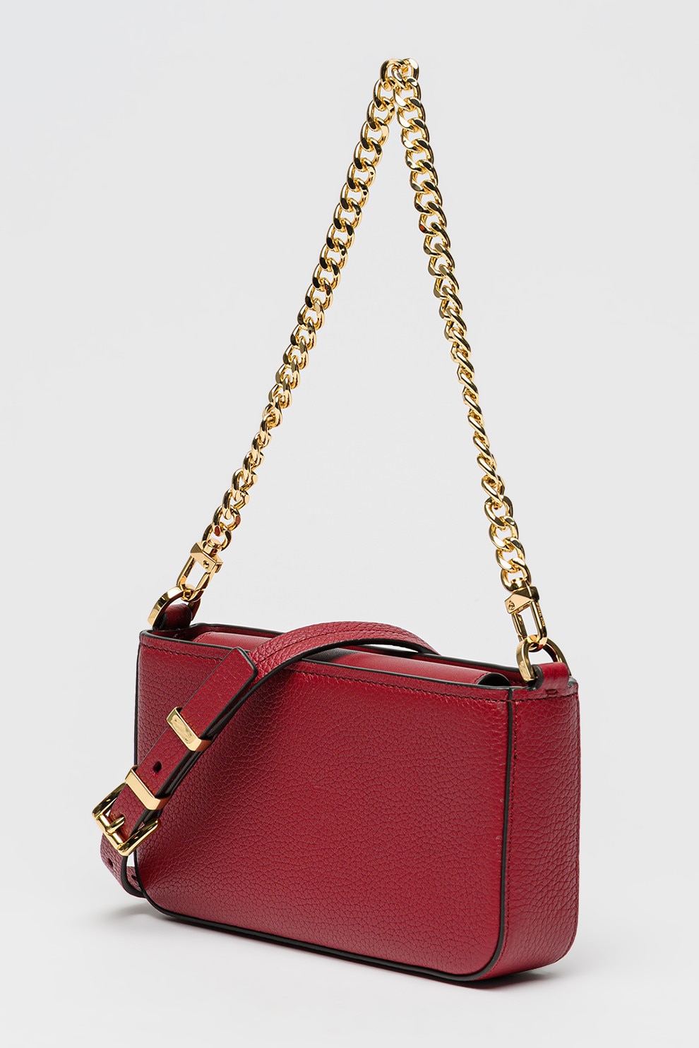 Michael Kors, Geanta crossbody de piele cu maner detasabil de lant