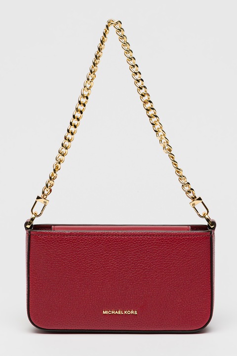 Michael Kors, Bryant keresztpántos bőrtáska levehető láncfogantyúval, Bíborszín