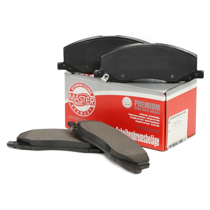 Комплект предни спирачни накладки Master-Sport за Opel Insignia A, Saab 9-5, 184x65,3mm, със сензор за износване