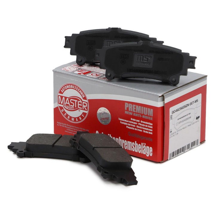 Kloce de frana spate set Master-Sport, pentru Lexus RX, Toyota Prius Plus, 15mm, 115x45,8mm