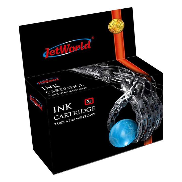 Cartus imprimanta inkjet, Tusz JetWorld, cyan, set zamiennik pentru Epson T08G2