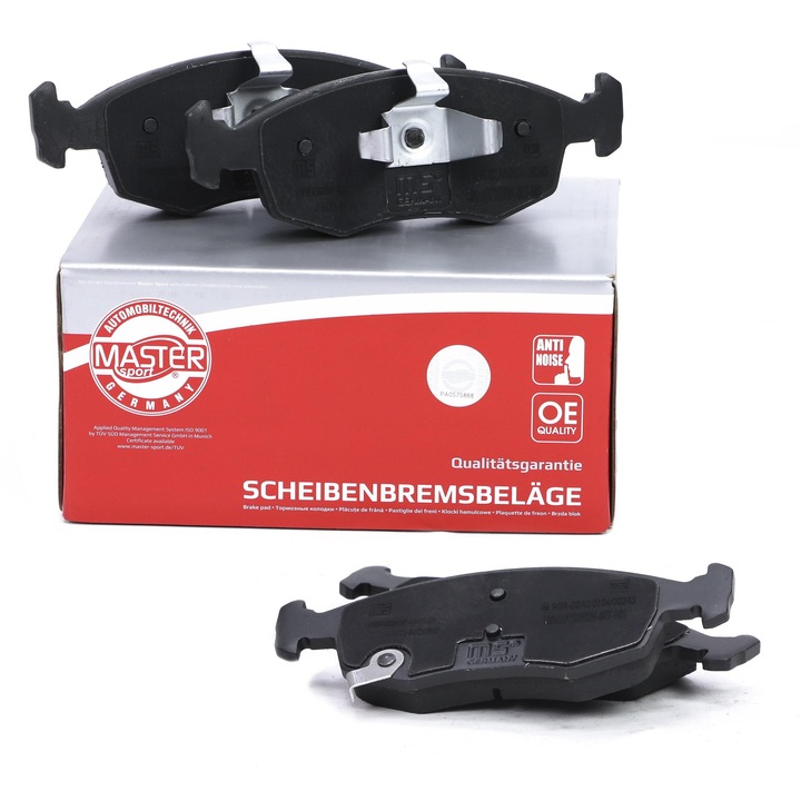 Master-Sport fékbetét készlet Chrysler Ypsilon, Fiat 500 C, Panda, Lancia Ypsilon, 149x52,6mm, akusztikus érzékelővel