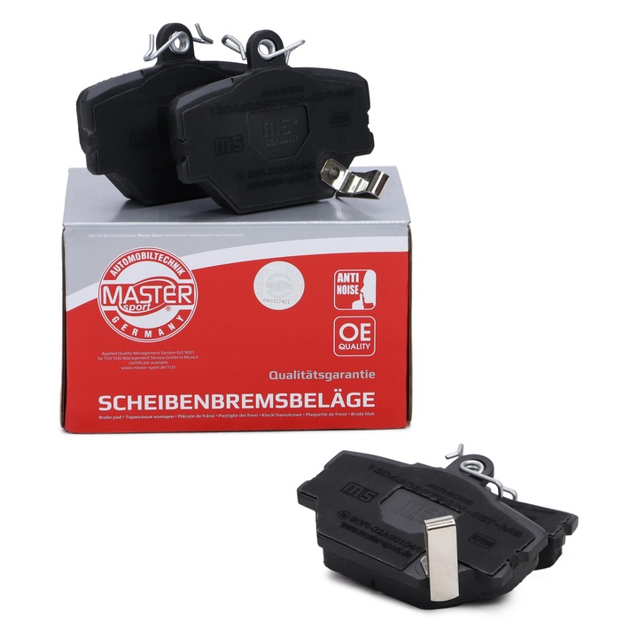 Master-Sport fékbetét készlet SMART CABRIO (450), CITY-COUPE, CROSSBLADE, FORTWO, 15,8mm, 90x70,1mm