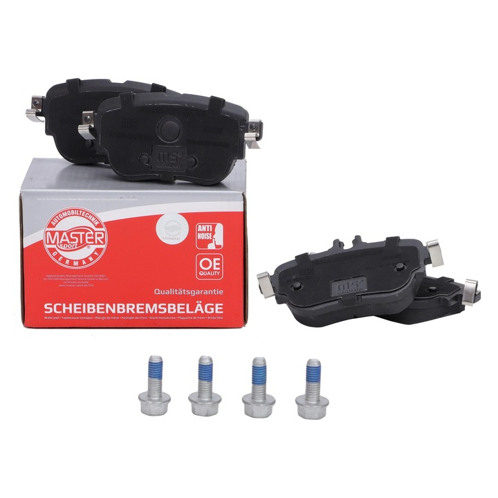 Hátsó fékbetét garnitúra Master-Sport, Mercedes CLS (C257), E (W213, S213, C238, A238) típusokhoz, 17,6mm, 114x55,3x64,3mm