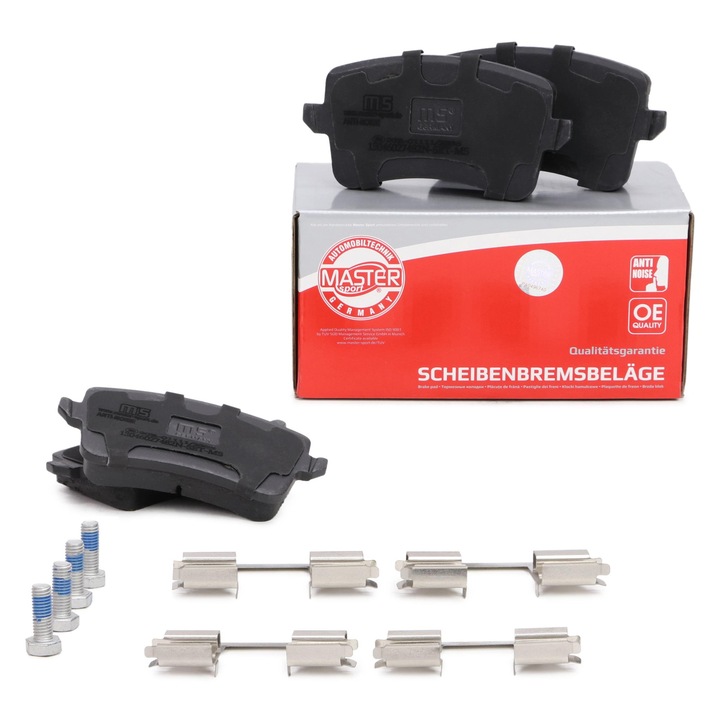 FÉKBETÉT KÉSZLET AUDI A4 B8, A5, Q5, VW GOLF V, 4 darab, 17,4x17,8mm, 116x58,5mm