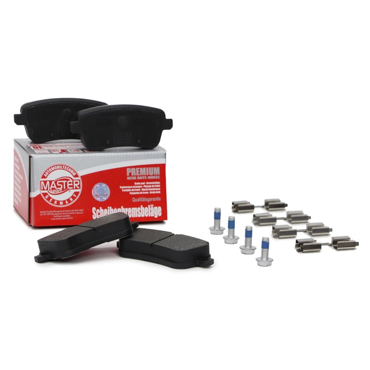 Master-Sport hátsó fékbetét készlet Mercedes GLE (W166), GLE Coupe (C292), M-osztály (W166) típusokhoz, 116x49,8x59,8mm, 4 csavar